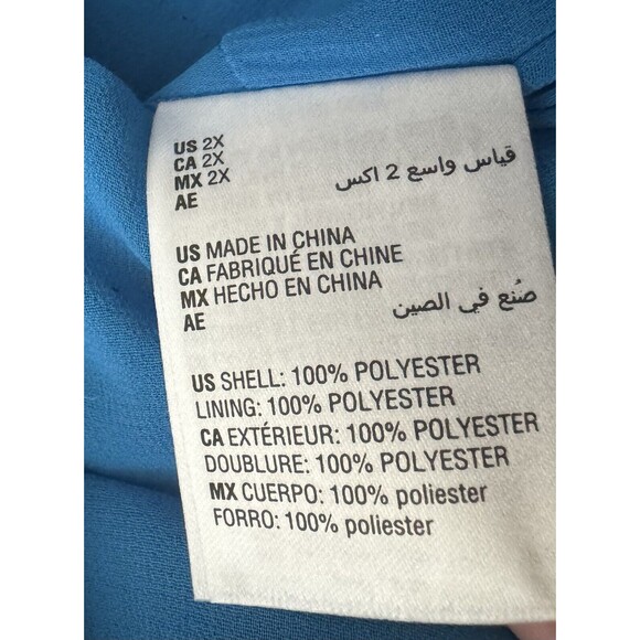 Bar lll Camisoles Women’s Size 2X Blue & Pink Lot of 2 - Picture 9 of 9